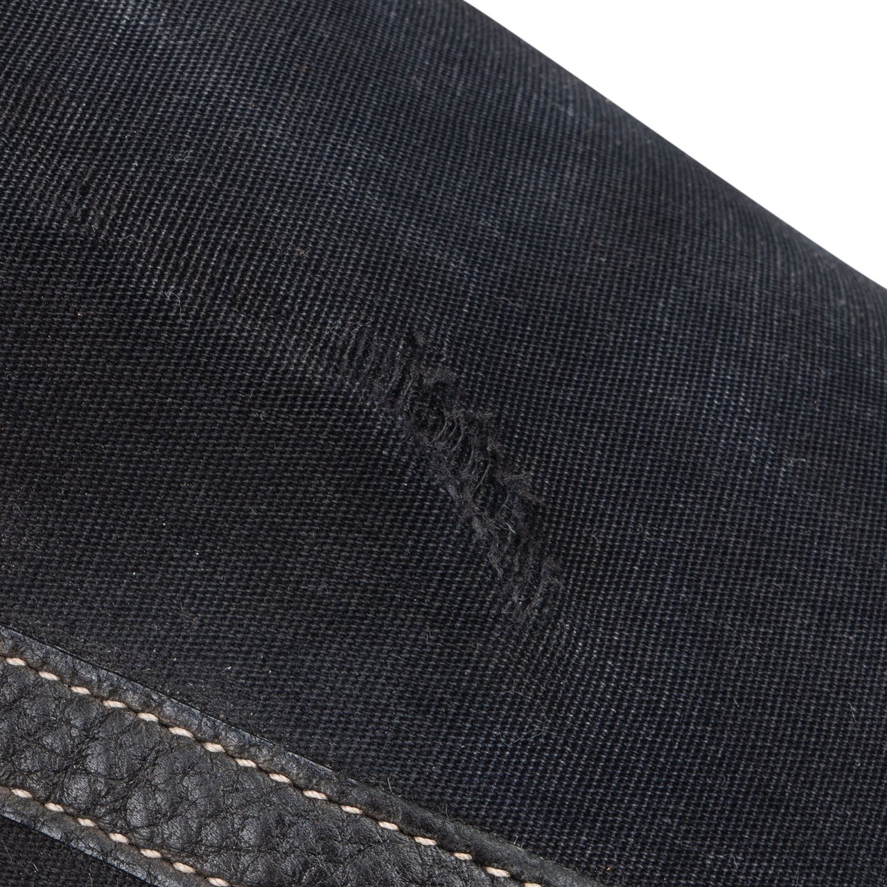 Hermès Hermès Classic Cotton Garden Party PM Handbag Zwart