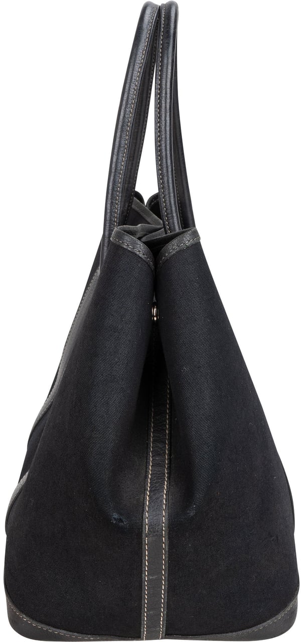 Hermès Hermès Classic Cotton Garden Party MM Handbag Zwart