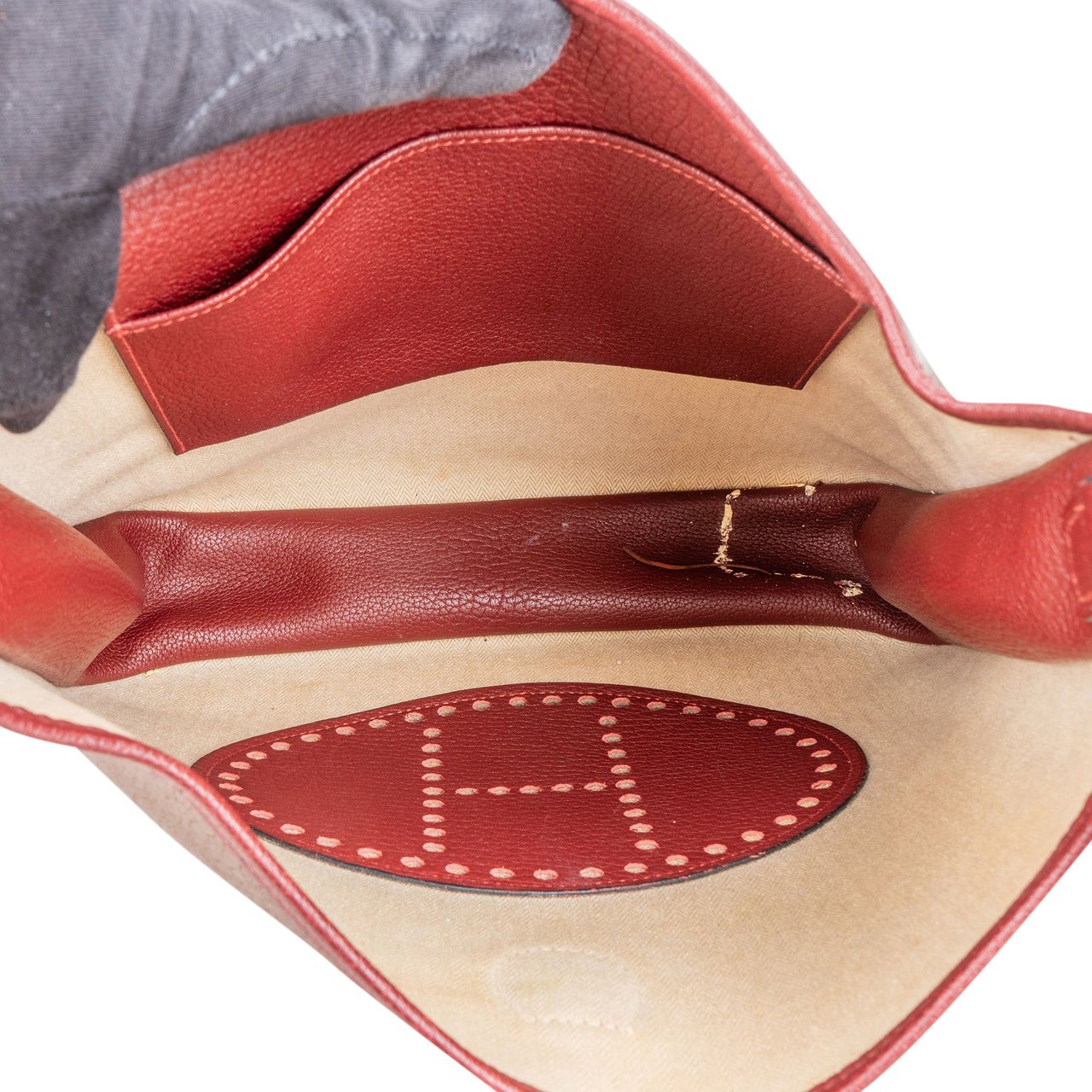 Hermès Hermès Amazonia Marron Evelyne GM Crossbody Bag Bruin