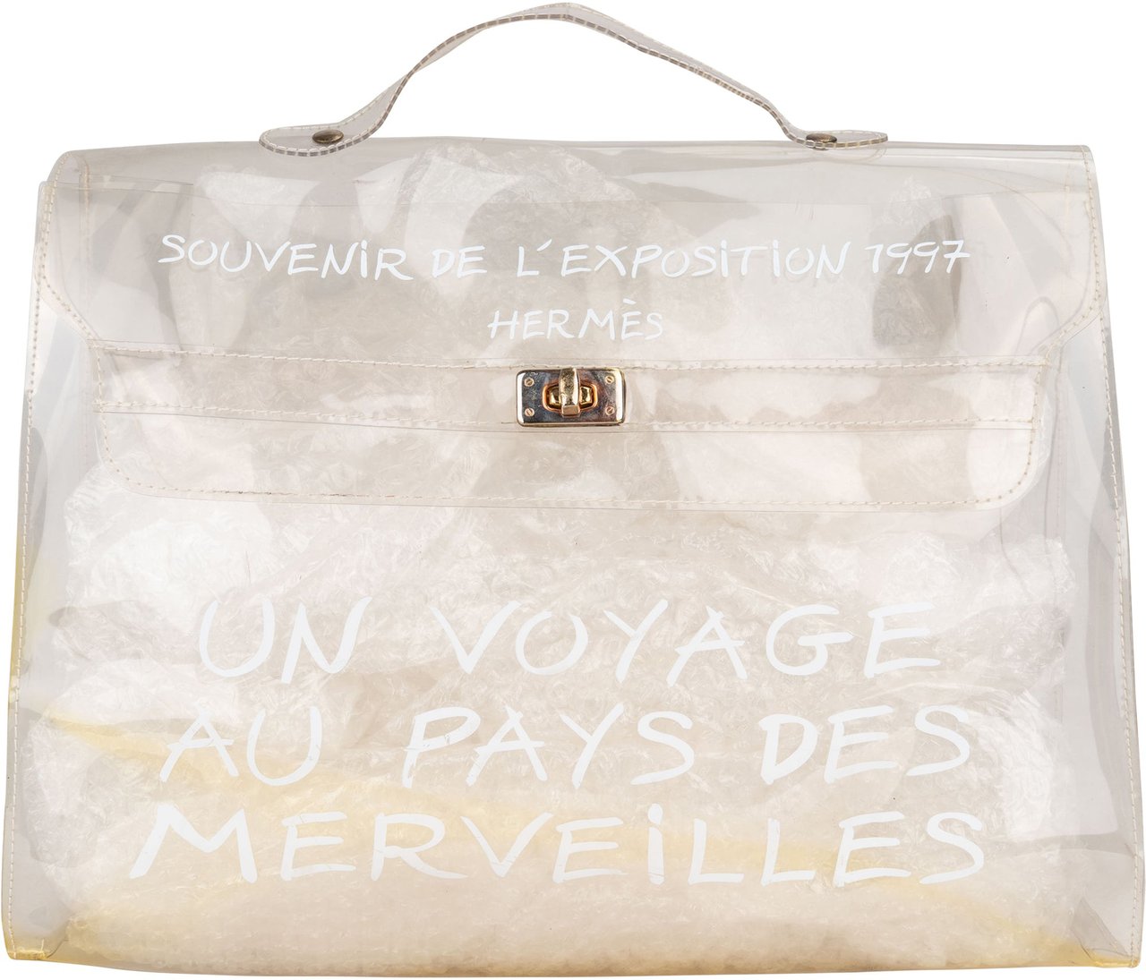 Hermès Hermès Transparent Souvenir 1997 Kelly Handbag Divers