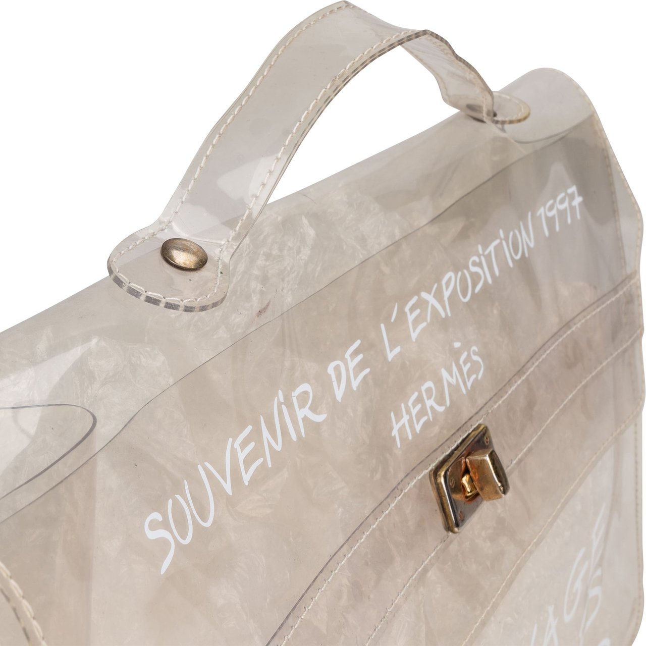 Hermès Hermès Transparent Souvenir 1997 Kelly Handbag Divers