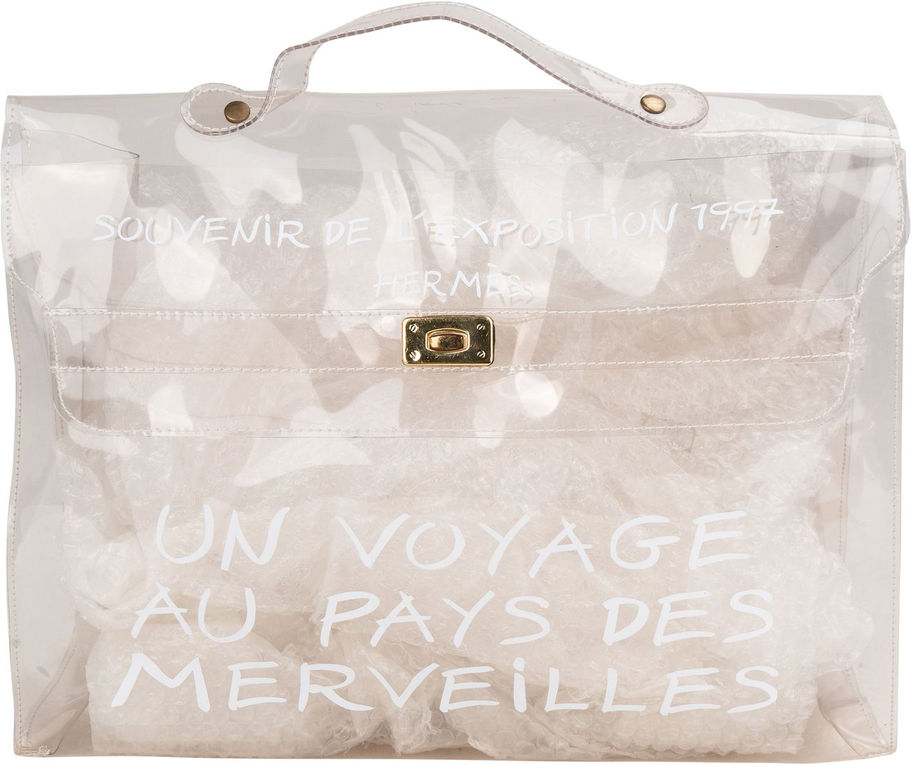 Hermès Hermès Transparent Souvenir 1997 Kelly Handbag Divers