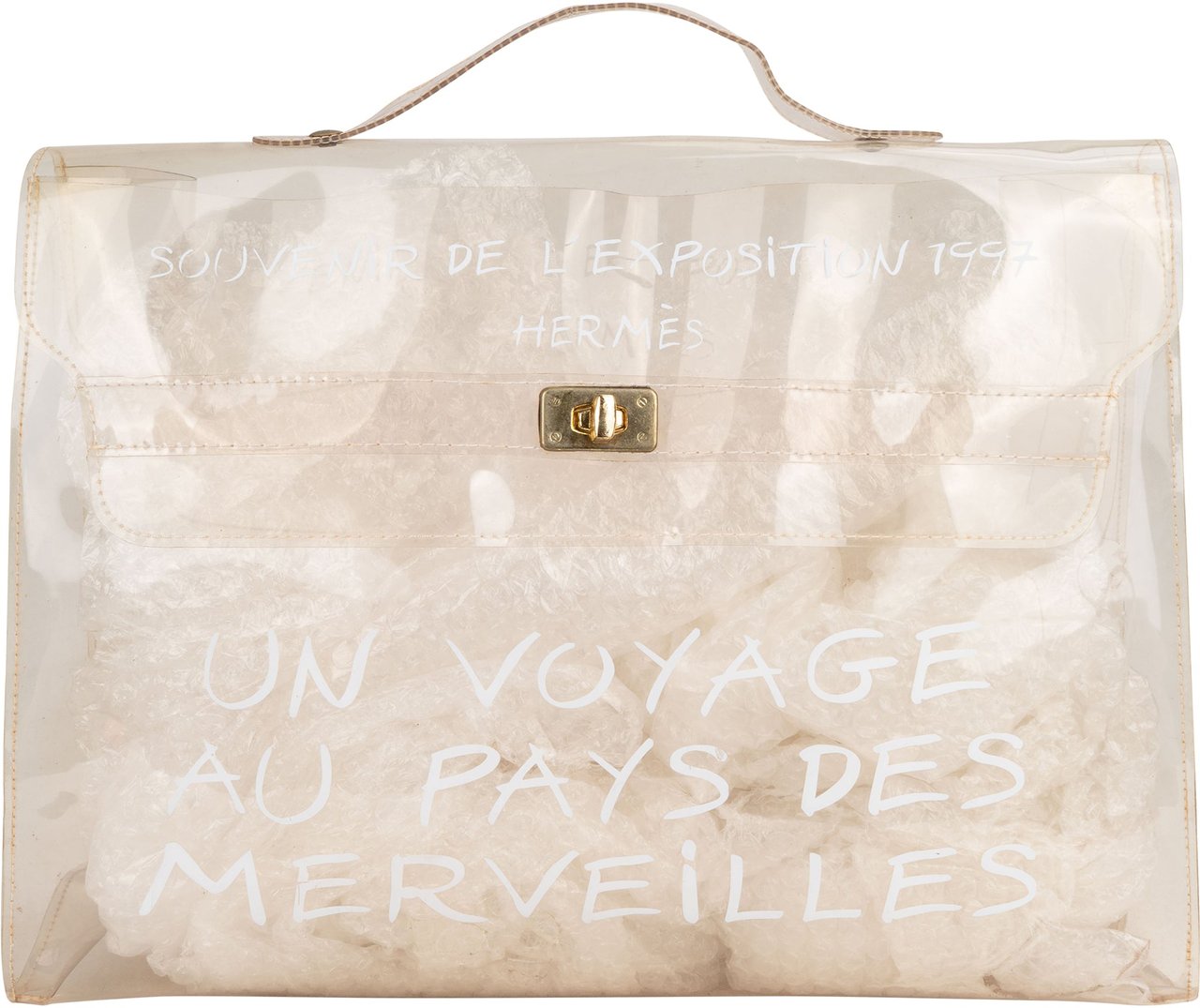 Hermès Hermès Transparent Souvenir 1997 Kelly Handbag Divers