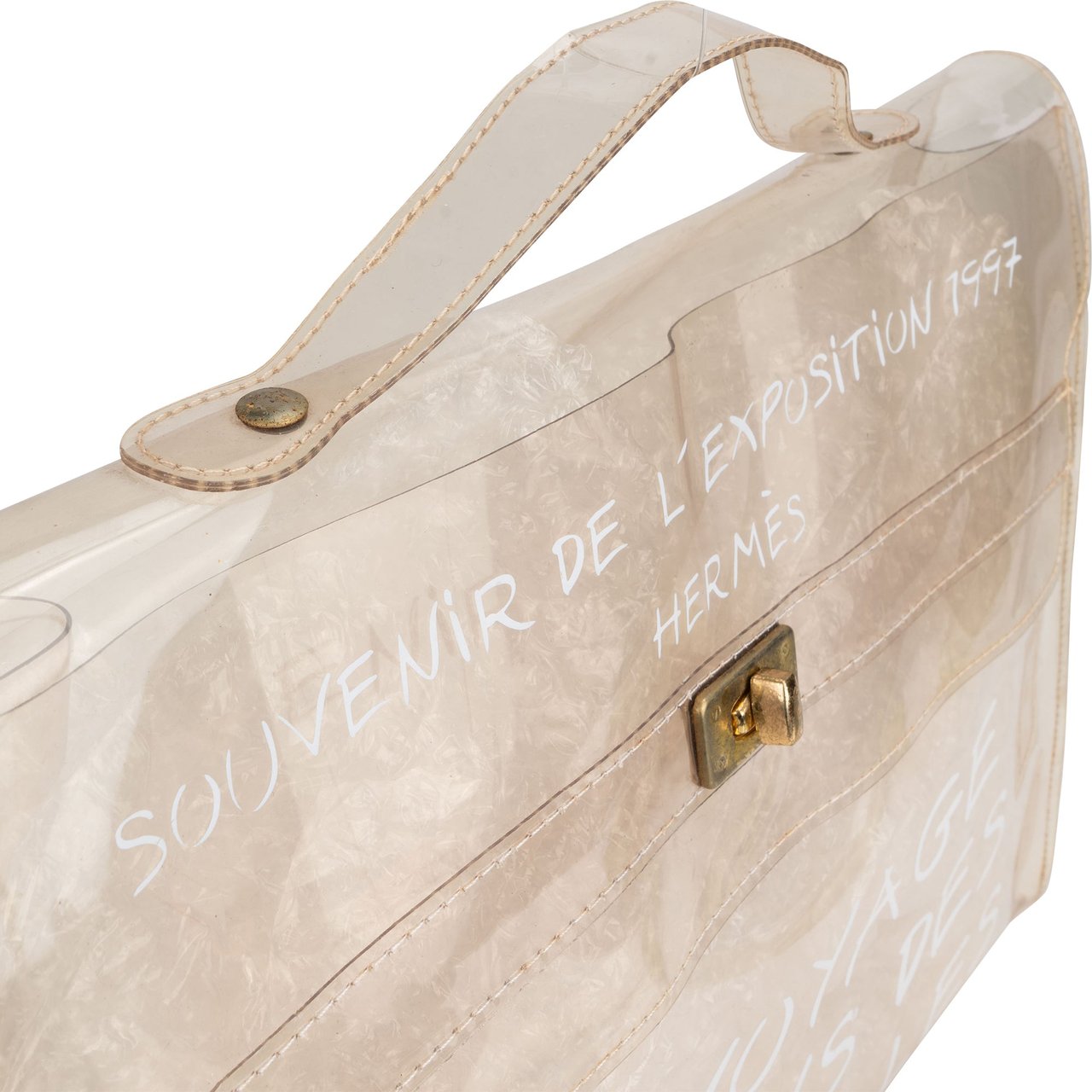 Hermès Hermès Transparent Souvenir 1997 Kelly Handbag Divers