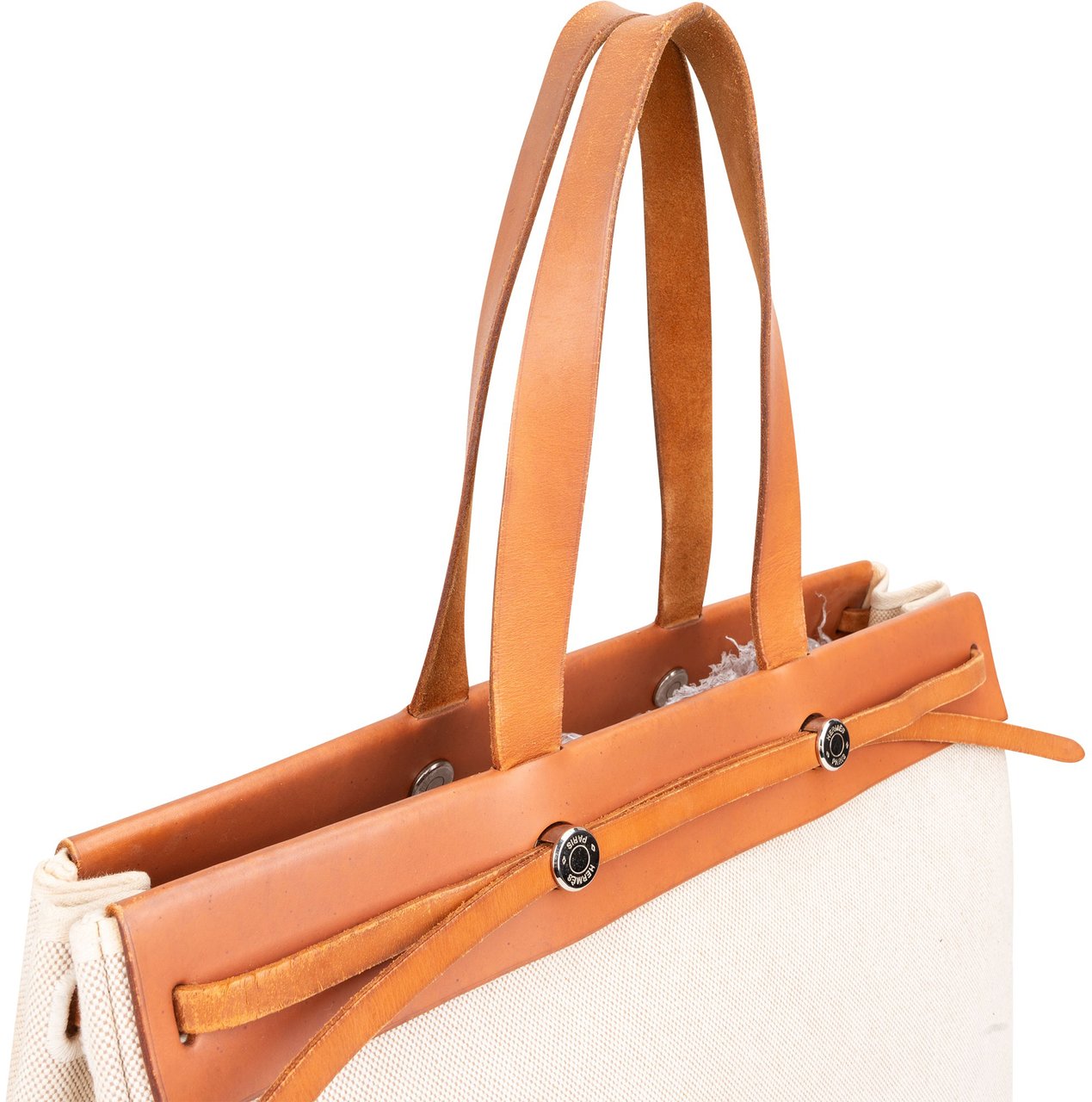 Hermès Hermès Classic Cotton Cabas GM Handbag Bruin
