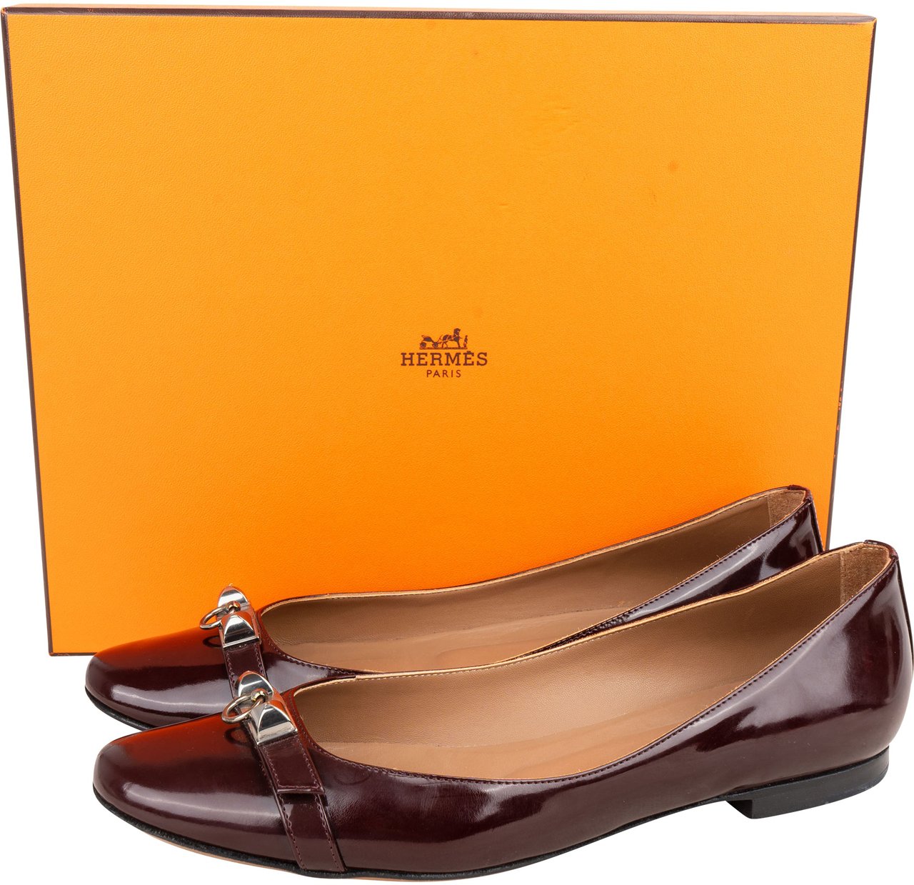 Hermès Hermès Classic Patent Leather Ballerinas (36,5) Divers
