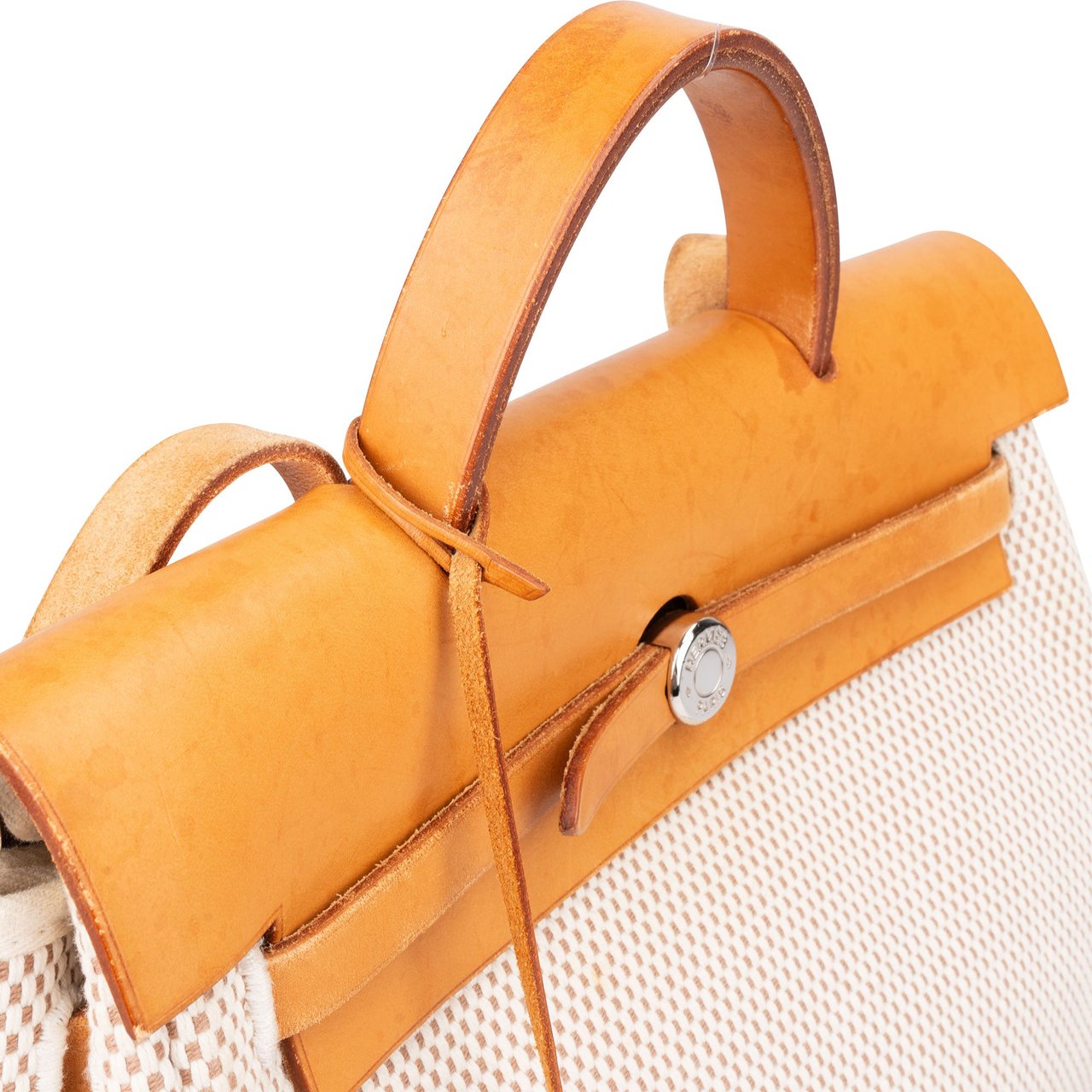 Hermès Hermès Classic Cotton 2 in 1 Herbag Backpack Bruin