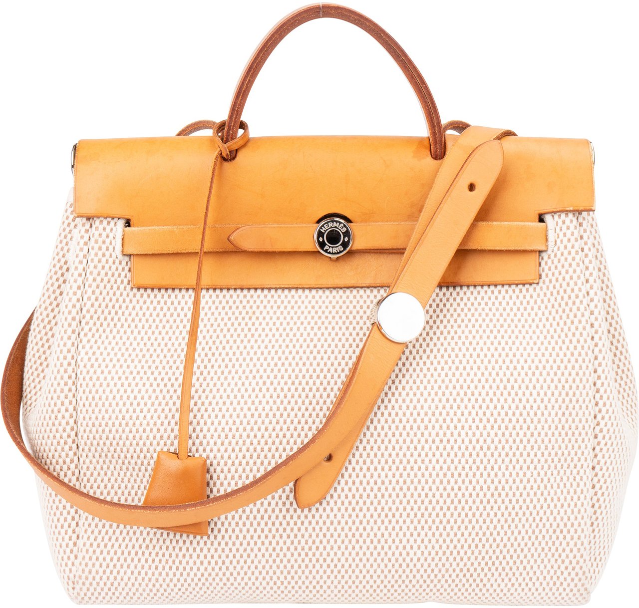 Hermès Hermès Classic Cotton 2 in 1 Herbag Backpack Bruin