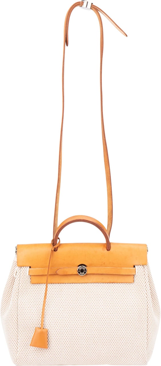 Hermès Hermès Classic Cotton 2 in 1 Herbag Backpack Bruin