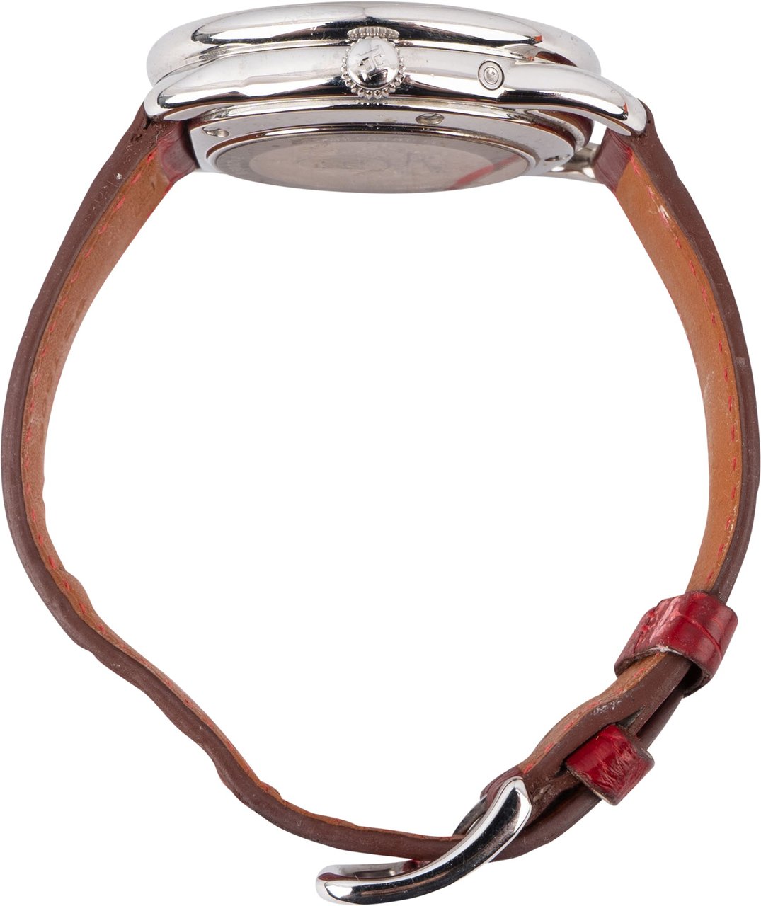 Hermès Hermès Silver Tone Argeau Petite Lune AR7.530 Women Watch Zilver