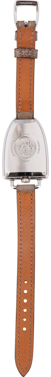 Hermès Hermès Silver Tone Galop d`Hermès CA1.210 Women Watch Zilver