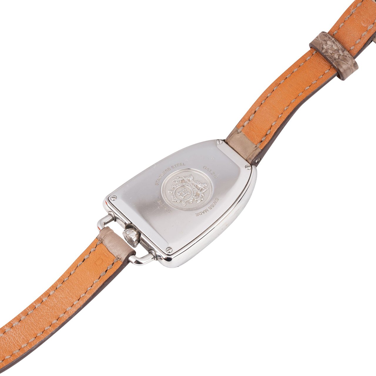 Hermès Hermès Silver Tone Galop d`Hermès CA1.210 Women Watch Zilver