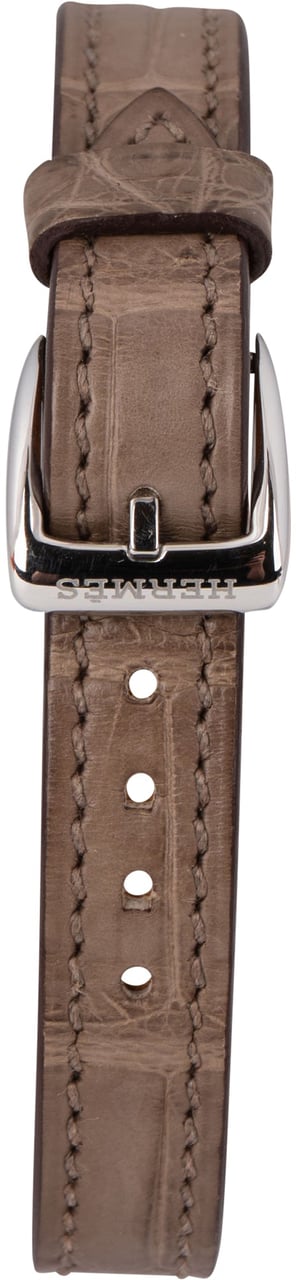 Hermès Hermès Silver Tone Galop d`Hermès CA1.210 Women Watch Zilver