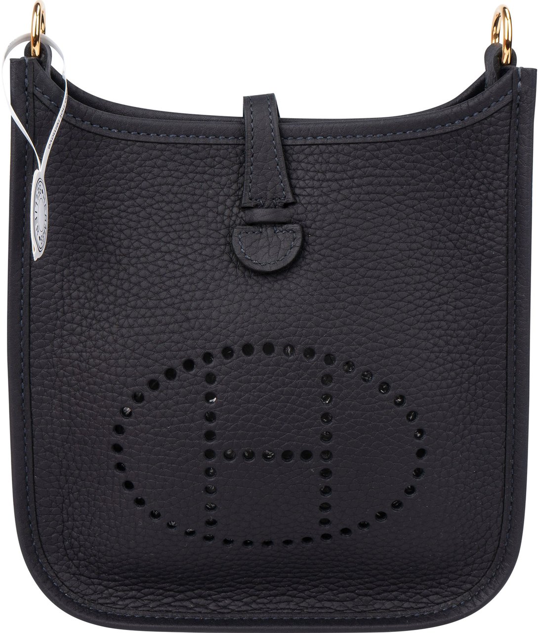 Hermès Clemence Leather Evelyne 16 Crossbody Bag Zwart