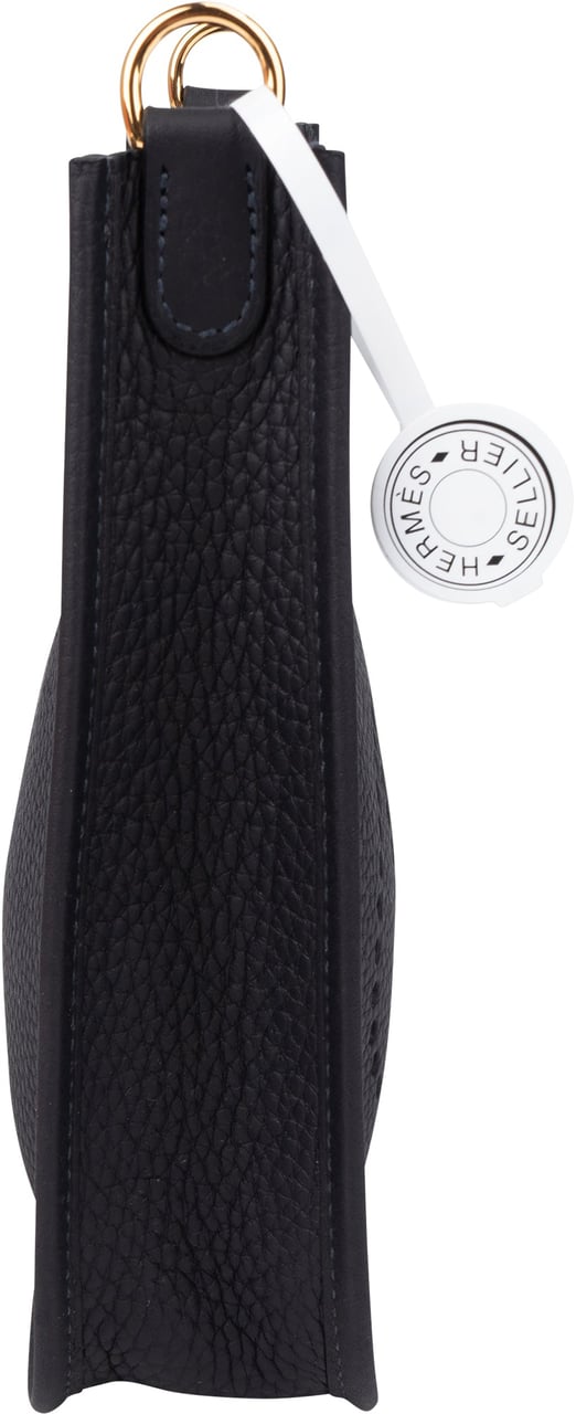 Hermès Hermès Clemence Leather Evelyne 16 Crossbody Bag Blauw