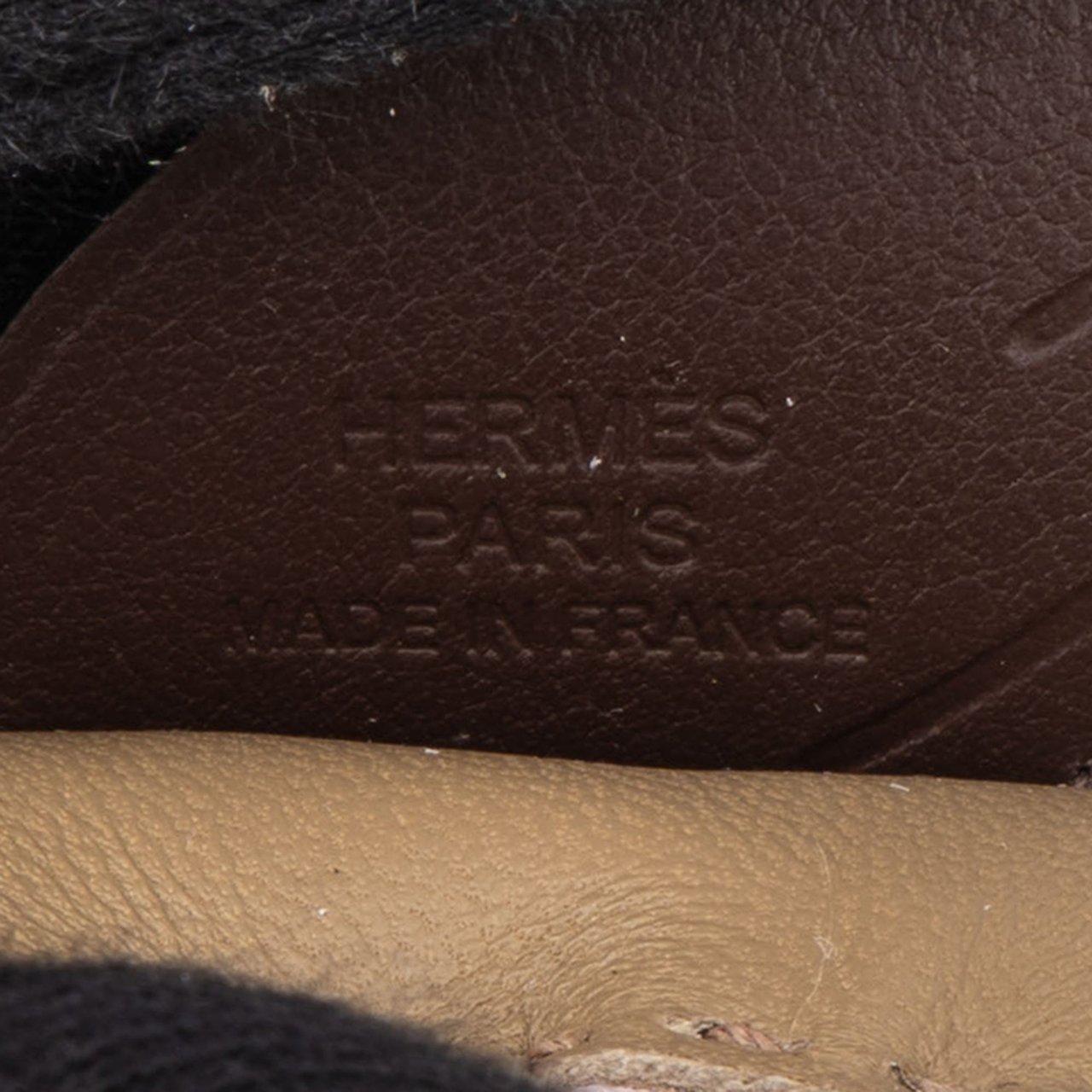 Hermès Tricolor Leather Rodeo Pegase PM Pendant Bruin
