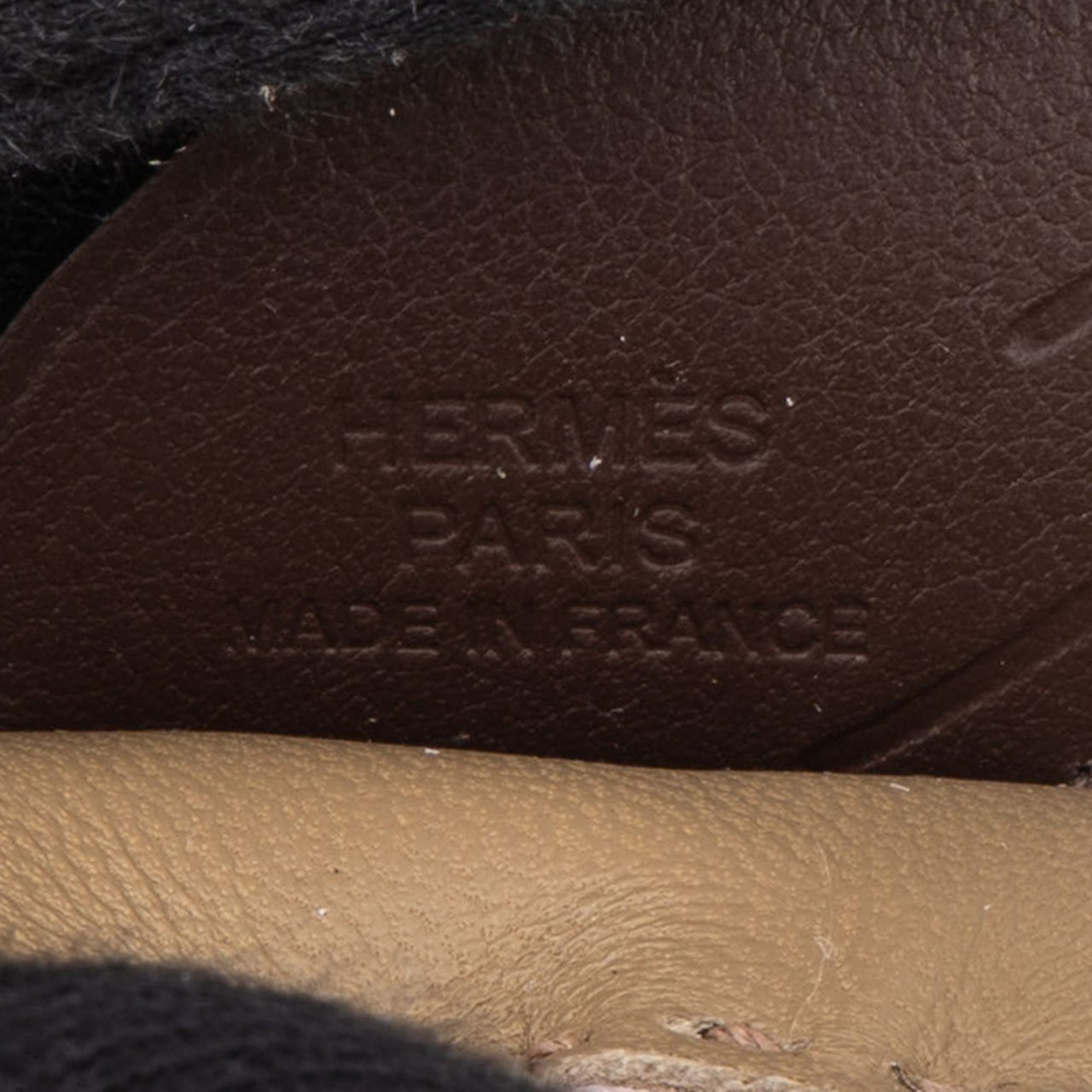 Hermès Hermès Tricolor Leather Rodeo Pegase PM Pendant Bruin