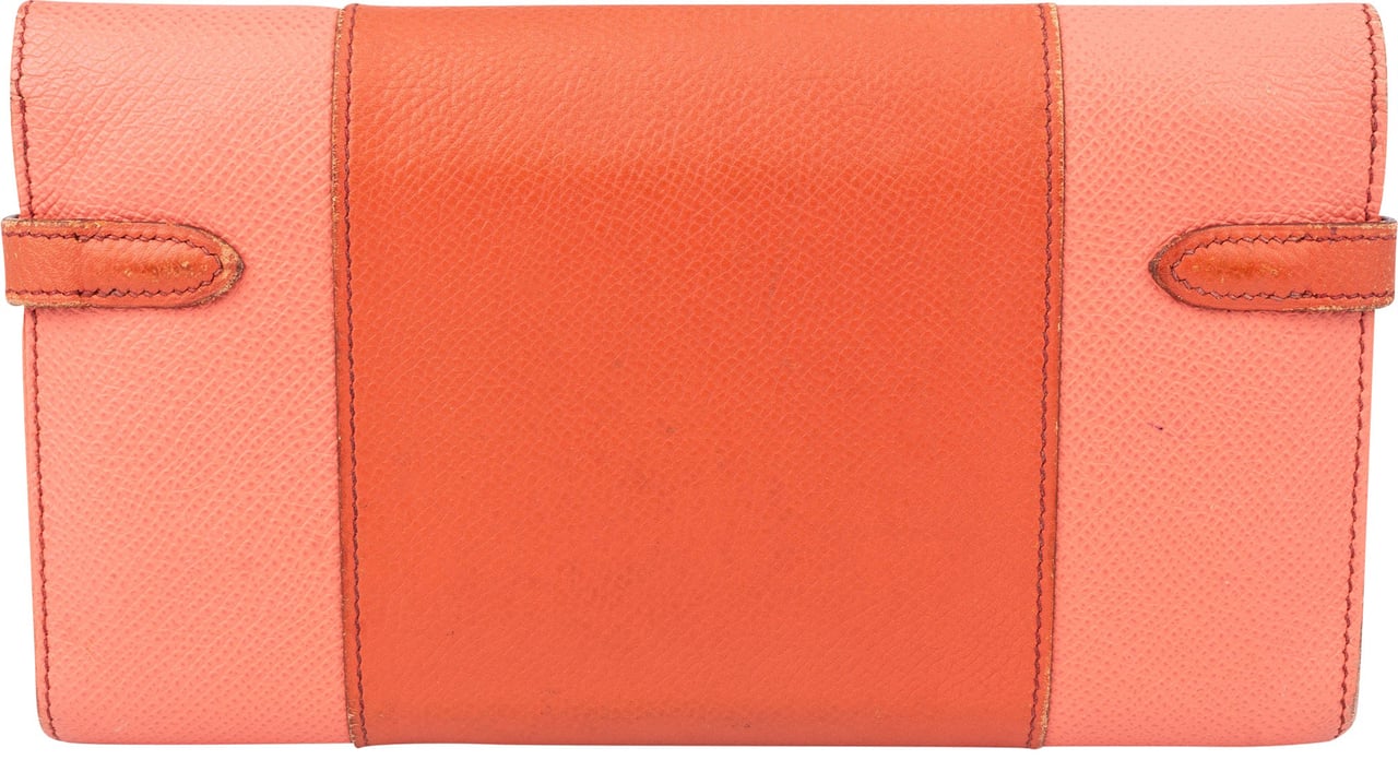 Hermès Hermès Bicolor Epsom Leather Kelly Wallet Rood