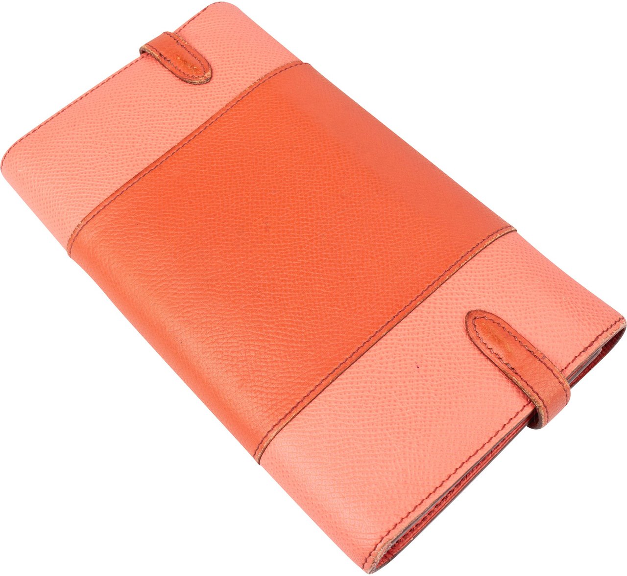 Hermès Bicolor Epsom Leather Kelly Wallet Rood