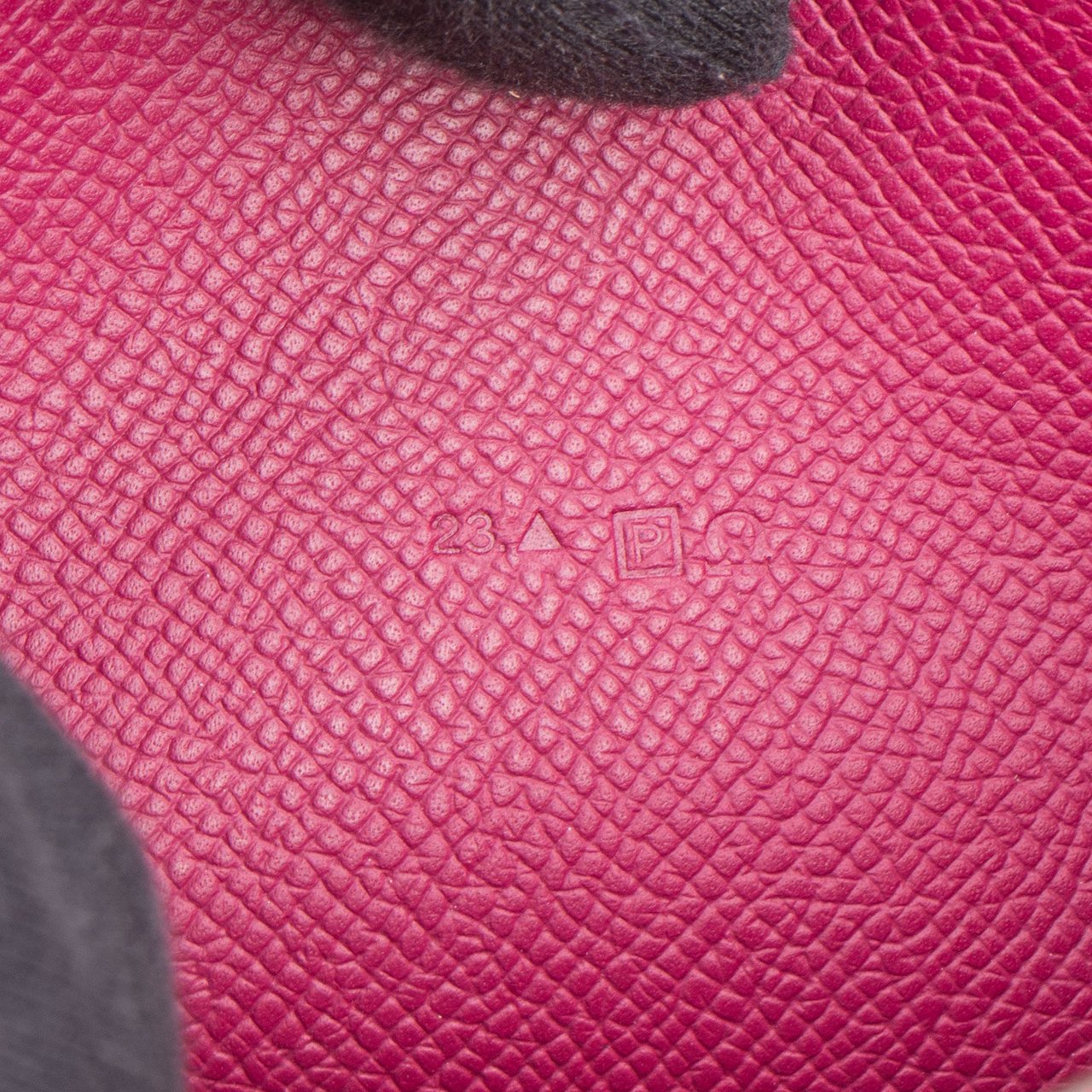 Hermès Epsom Leather Constance H Wallet Rood