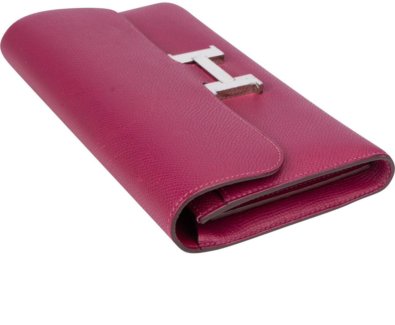 Hermès Epsom Leather Constance H Wallet Rood