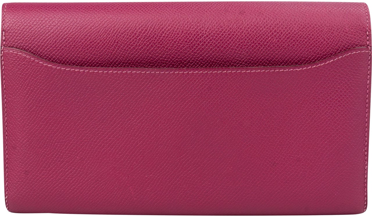 Hermès Epsom Leather Constance H Wallet Rood