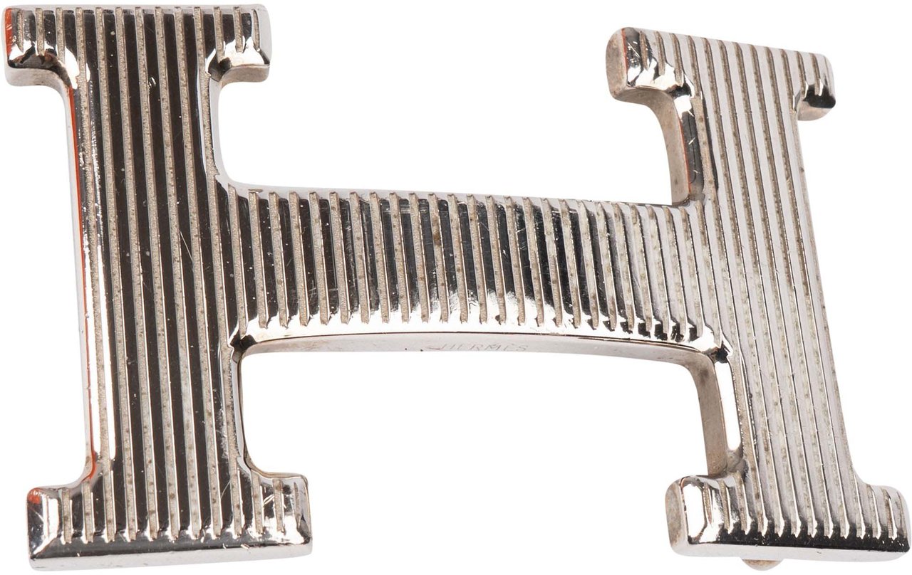 Hermès Hermès Reversible Leather H Belt (80) Zwart