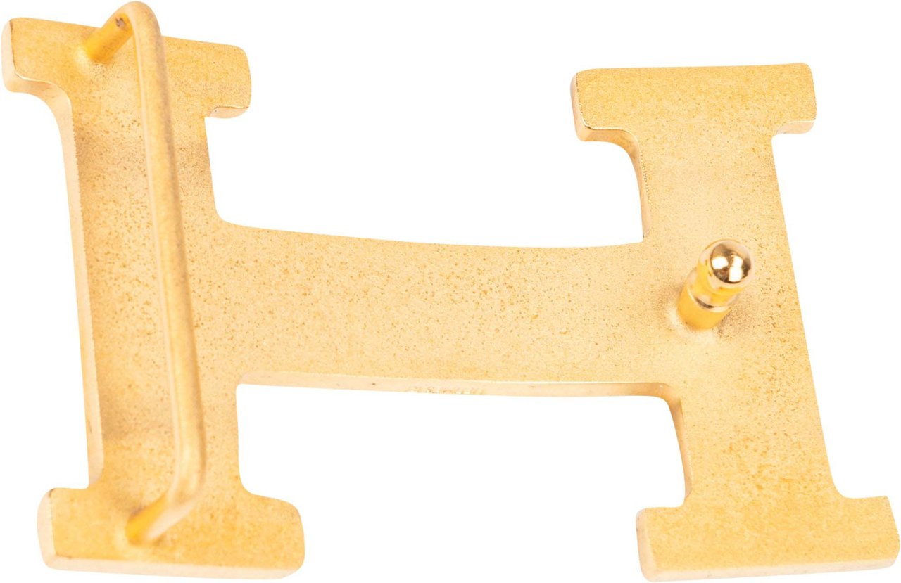 Hermès Hermès Reversible Leather H Belt (65) Zwart