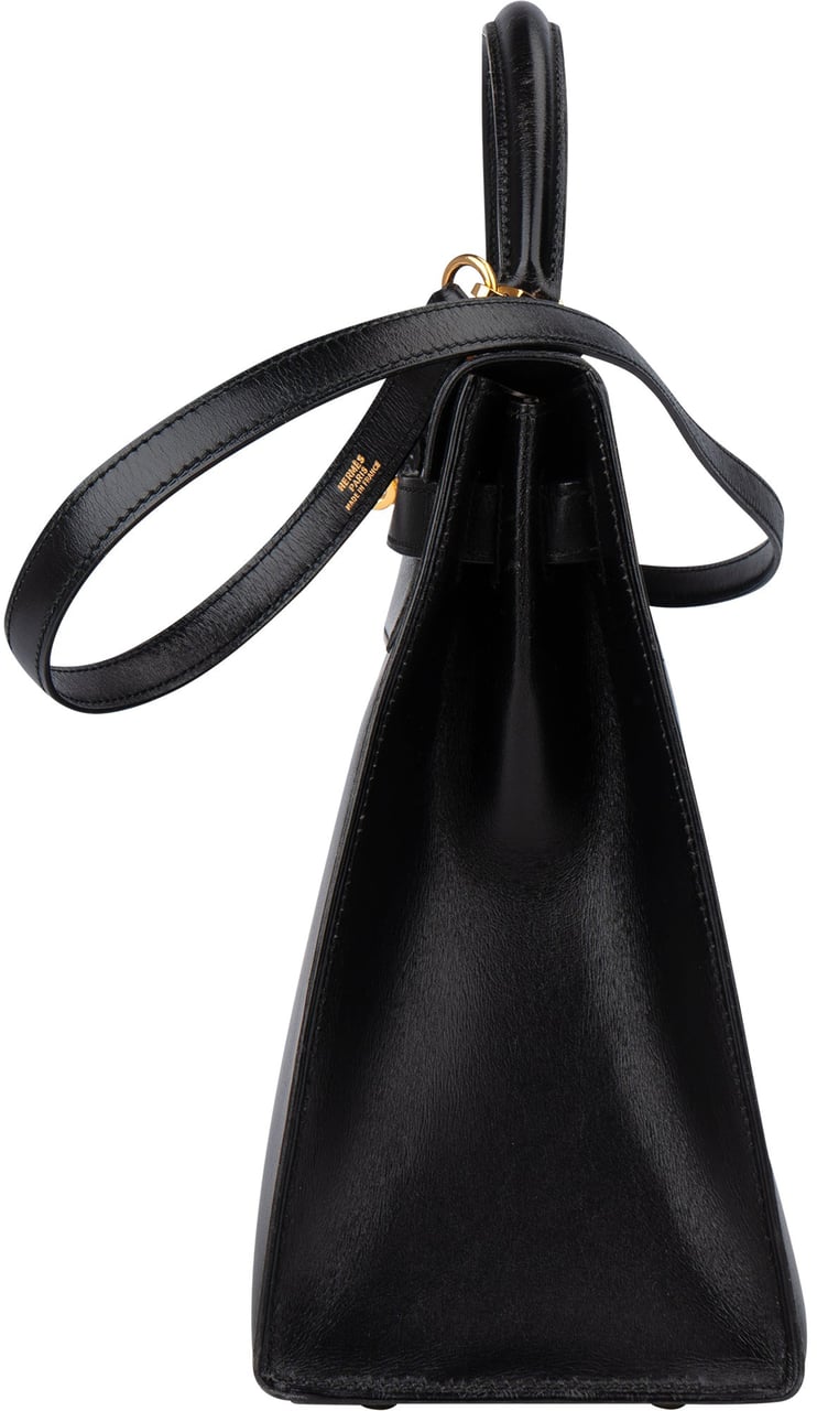 Hermès Hermès Noir Boxcalf Kelly 32 Handbag Zwart