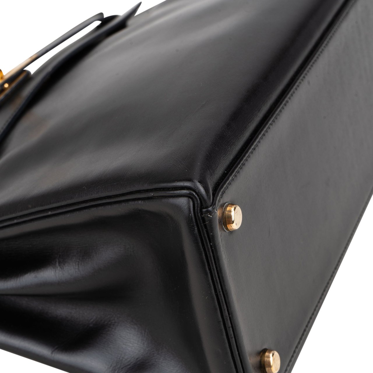 Hermès Hermès Noir Boxcalf Kelly 32 Handbag Zwart