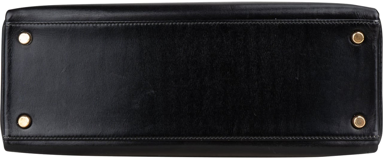 Hermès Hermès Noir Boxcalf Kelly 32 Handbag Zwart