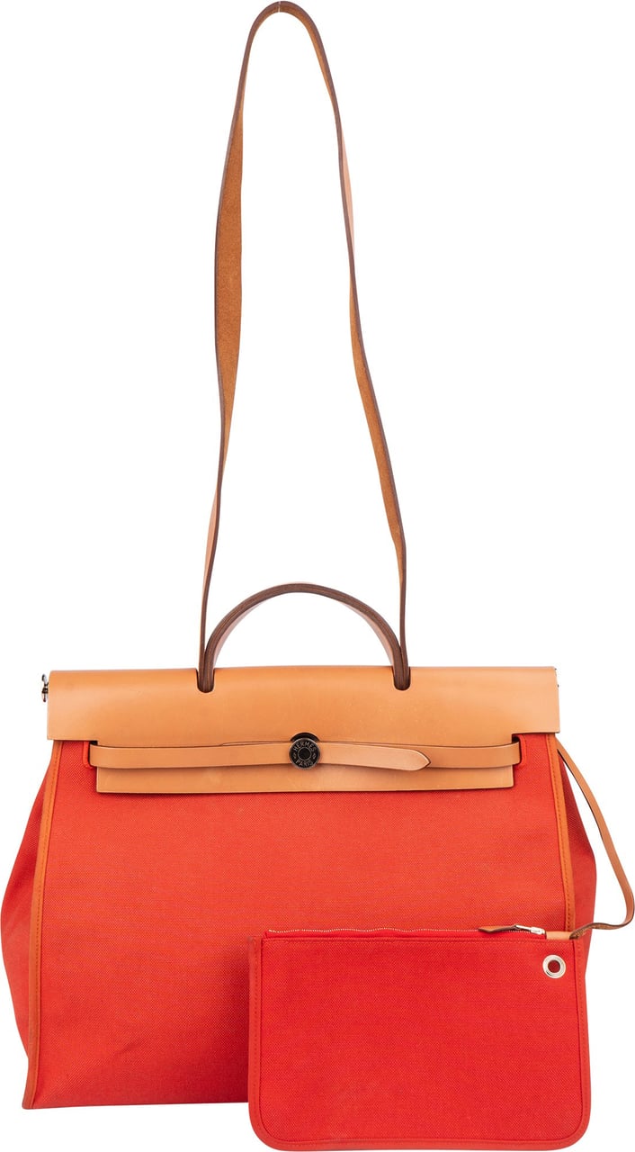 Hermès Hermès Classic Cotton Herbag 39 Handbag Rood