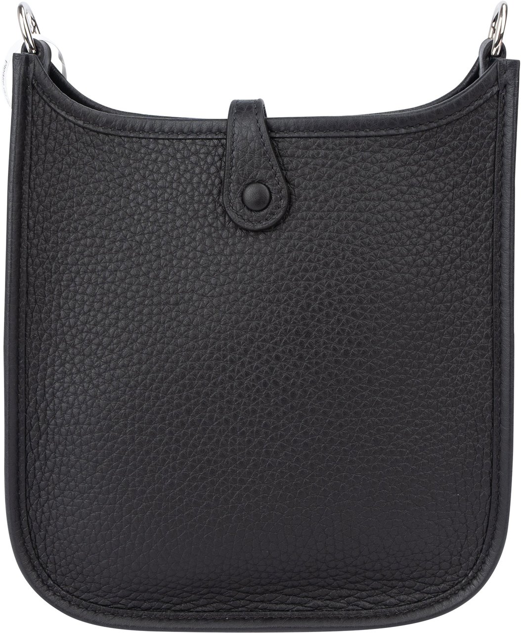Hermès Hermès Clemence Leather Evelyne 16 Crossbody Bag Zwart