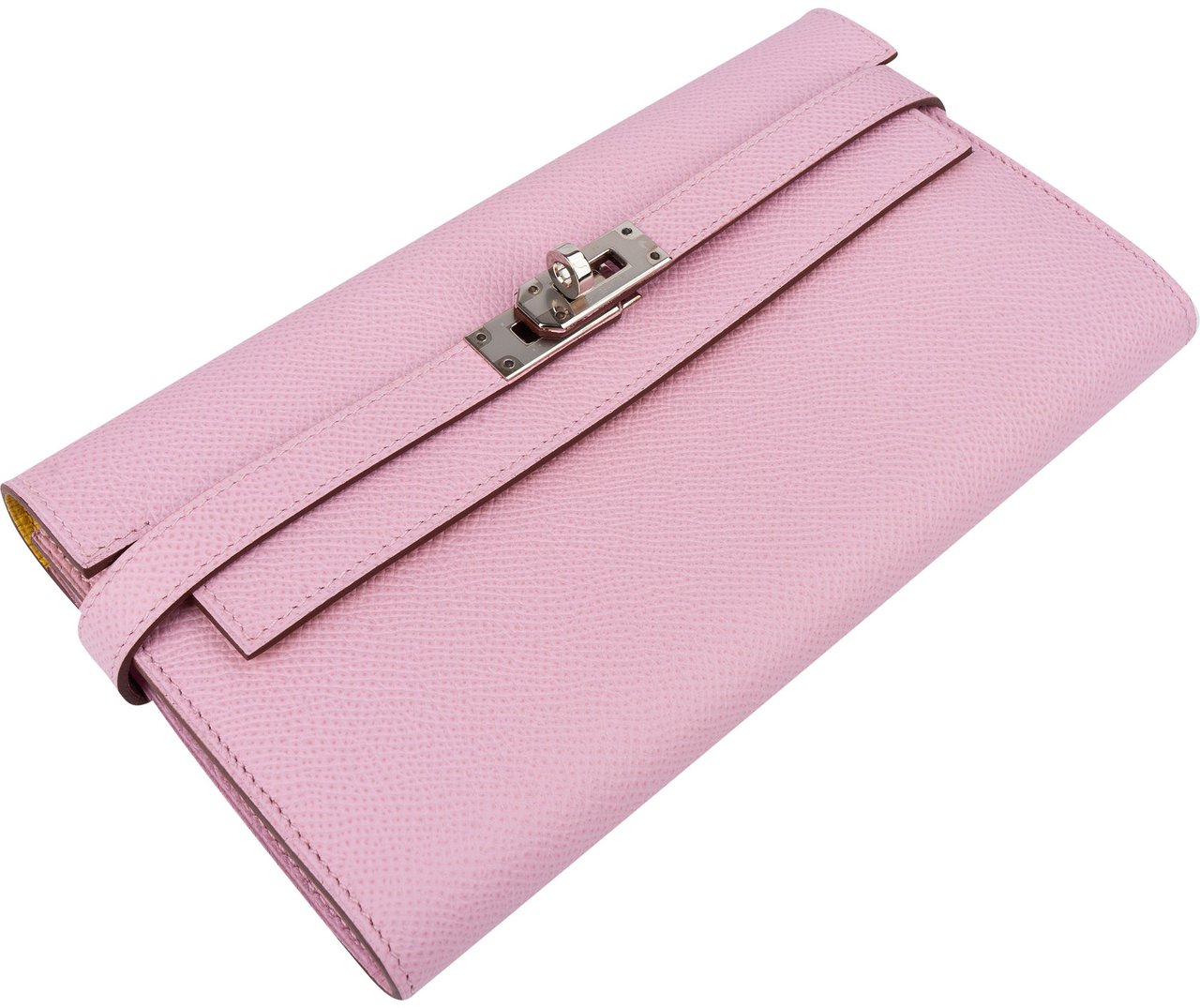 Hermès Hermès Sylvester Juane De Naples Verso Epsom Leather Kelly Wallet Rood