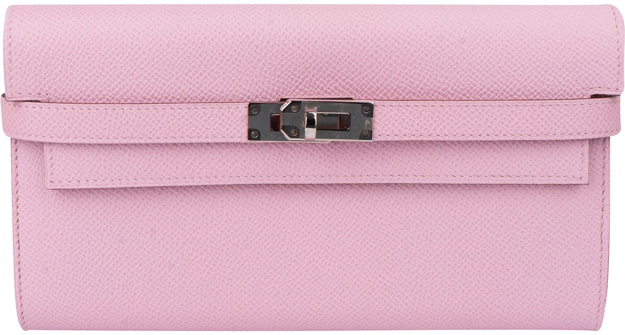 Hermès Hermès Sylvester Juane De Naples Verso Epsom Leather Kelly Wallet Rood