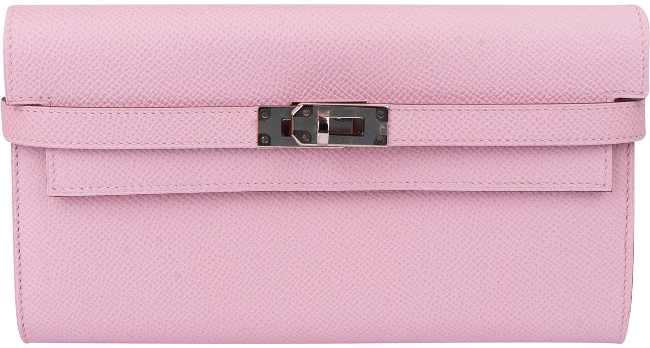 Hermès Hermès Sylvester Juane De Naples Verso Epsom Leather Kelly Wallet Rood