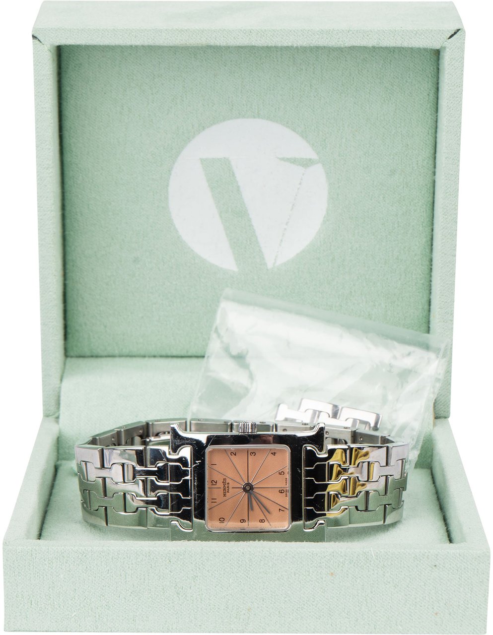 Hermès Hermès Silver Tone Heure HH-1210 Women Watch Zilver