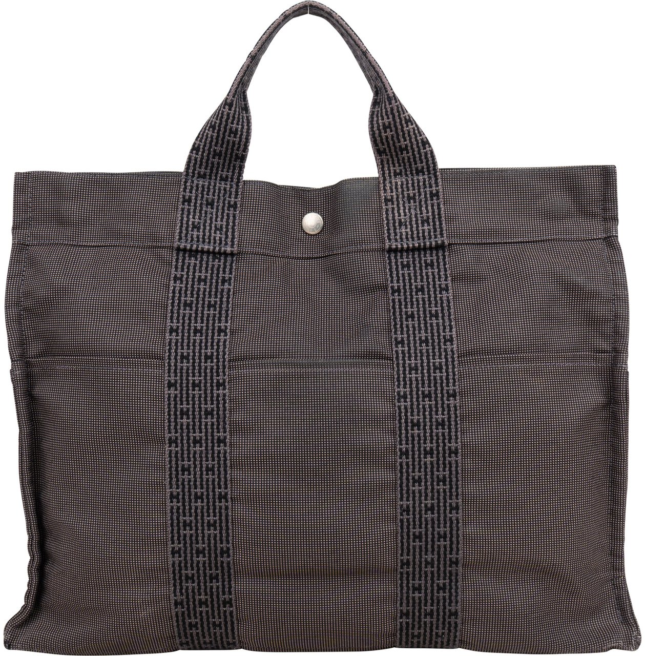 Hermès Hermès Classic Cotton Fourre Handbag Donkergrijs