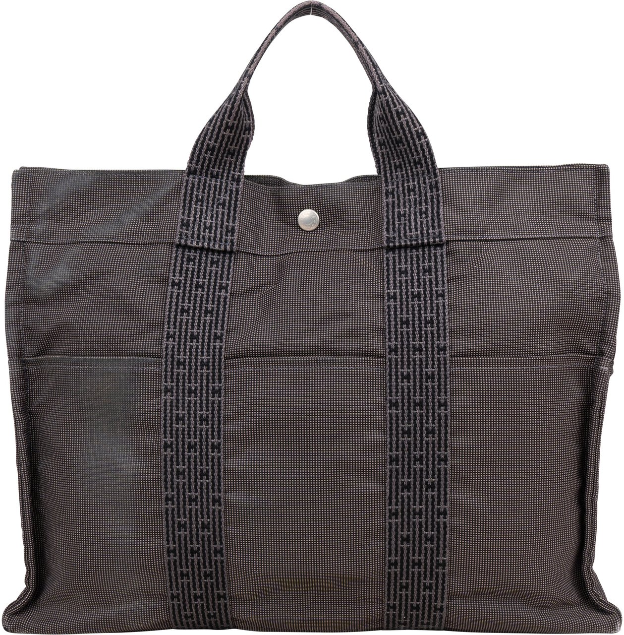 Hermès Hermès Classic Cotton Fourre Handbag Donkergrijs