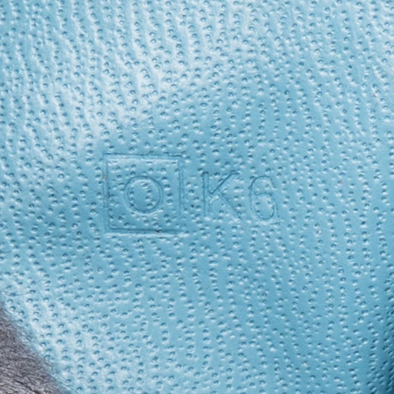 Hermès Hermès Bleu Leather Bearn Soufflet Bifold Wallet Blauw