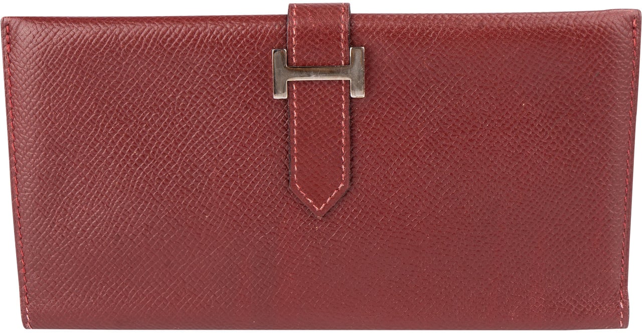 Hermès Hermès Epsom Leather Bearn Soufflet Bifold Wallet Divers