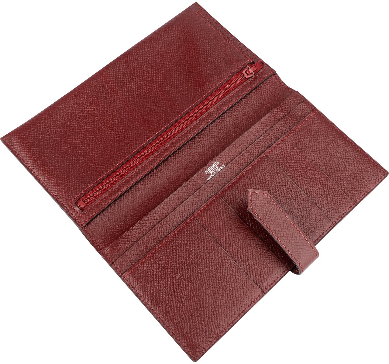 Hermès Hermès Epsom Leather Bearn Soufflet Bifold Wallet Divers