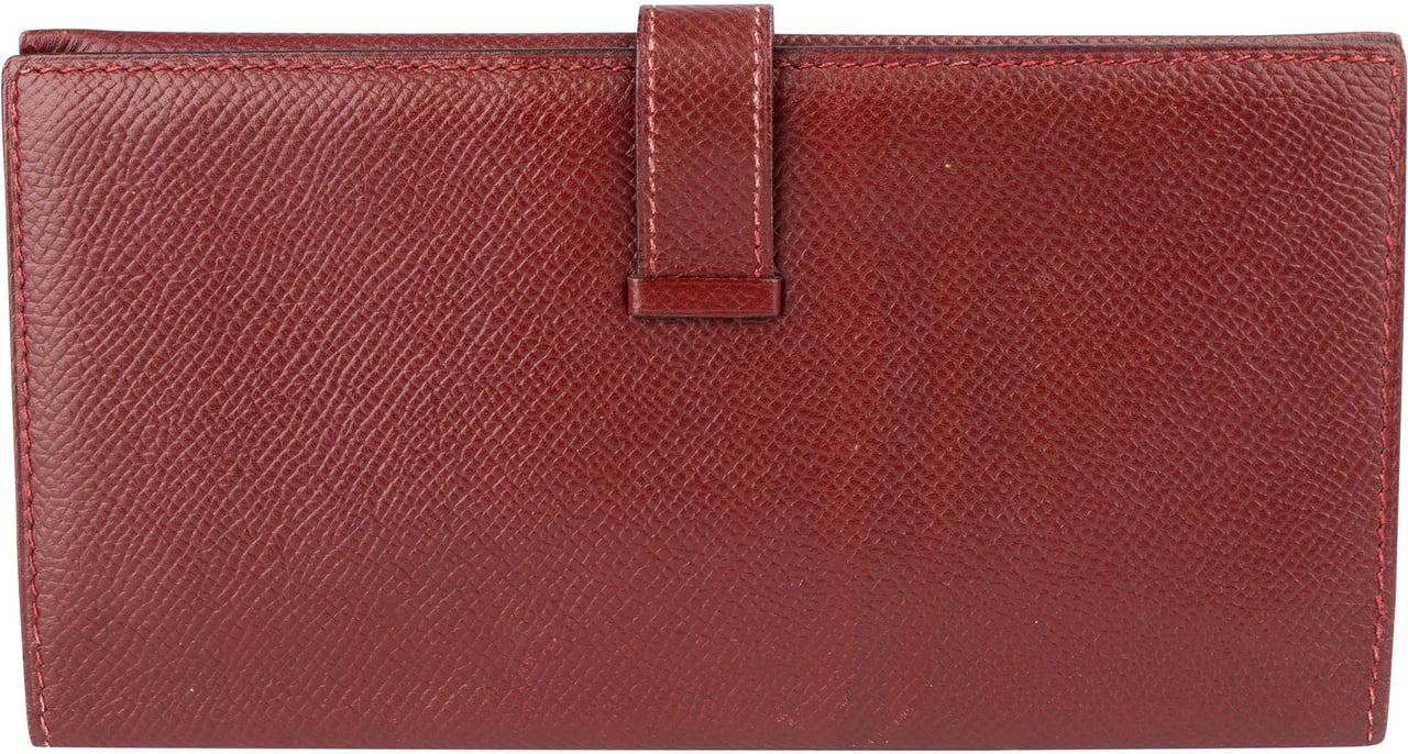 Hermès Hermès Epsom Leather Bearn Soufflet Bifold Wallet Divers