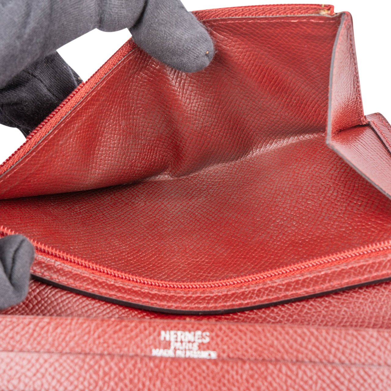 Hermès Hermès Epsom Leather Bearn Soufflet Bifold Wallet Divers