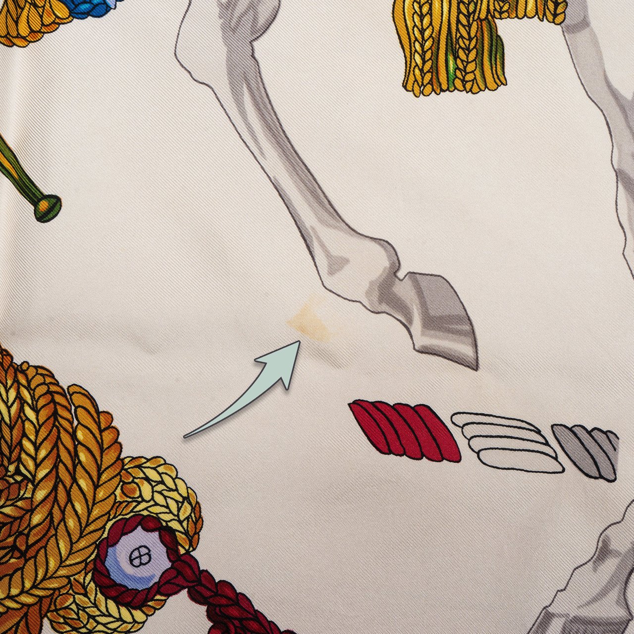 Hermès Hermès Classic "Le Timbalier" Silk Carre 90 Scarf Tuch Zwart