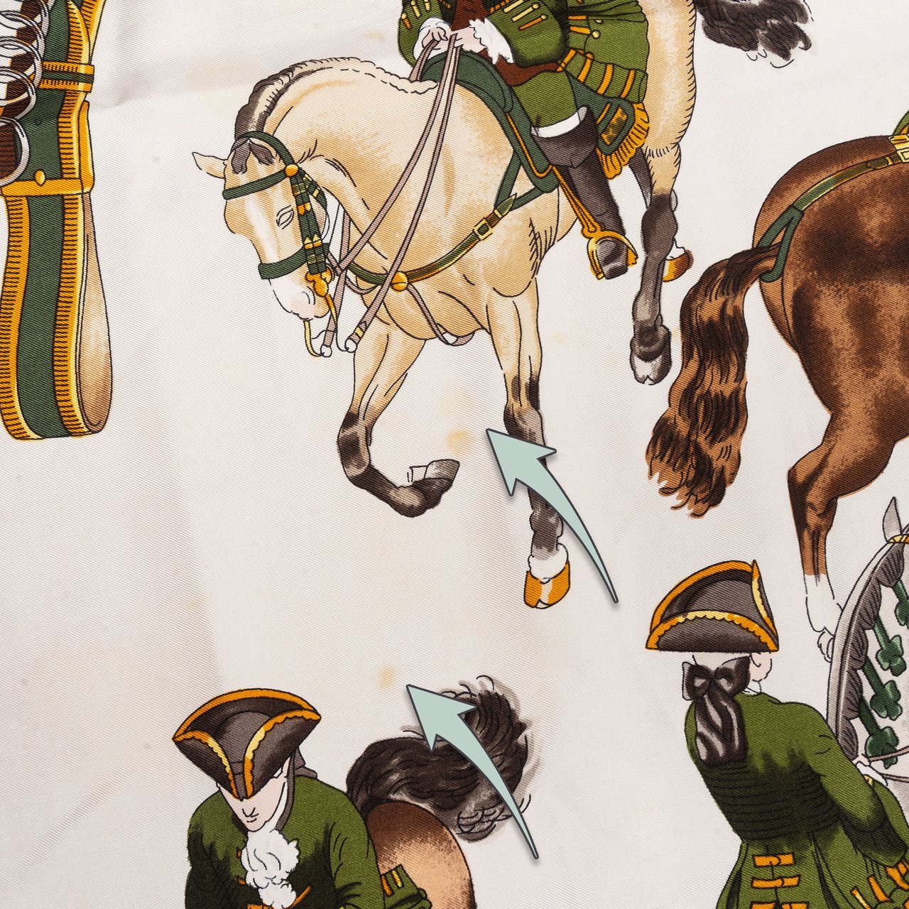 Hermès Hermès Classic "Reprise" Silk Carre 90 Scarf Tuch Rood