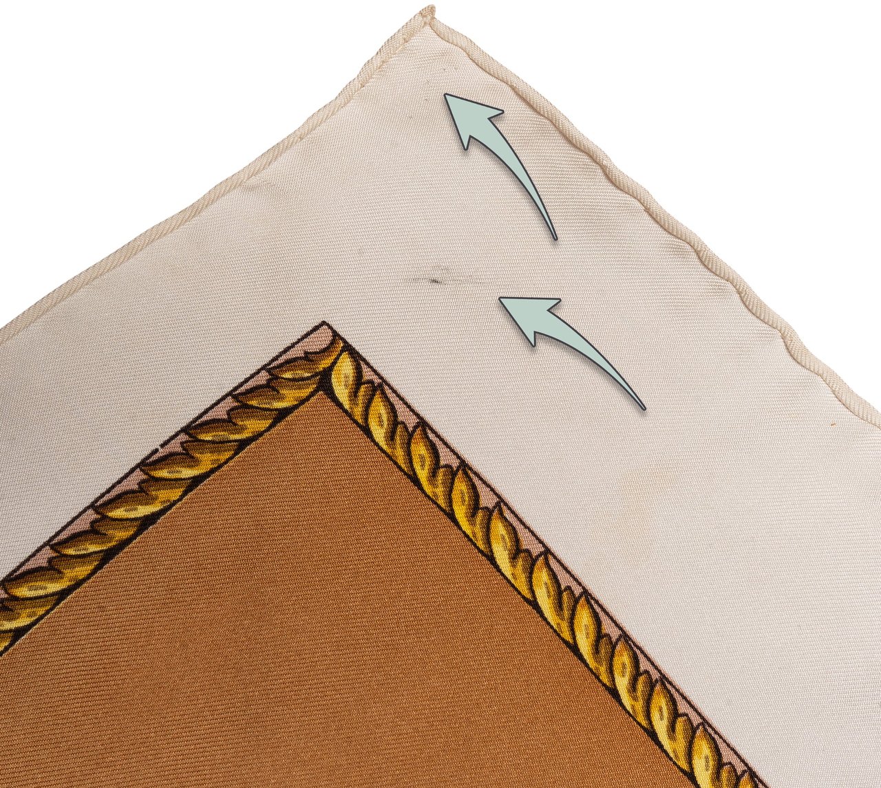 Hermès Hermès Classic "Roues de Canon" Silk Carre 90 Scarf Tuch Bruin