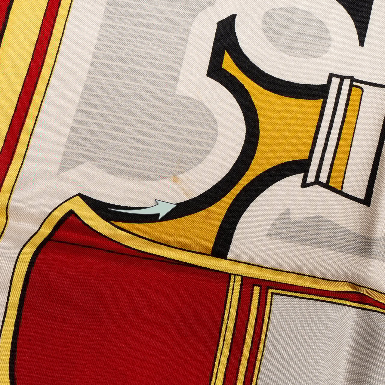 Hermès Hermès Classic "LES COUPÉS" Silk Carre 90 Scarf Tuch Rood