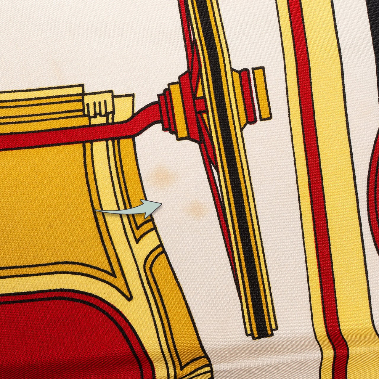 Hermès Classic "LES COUPÉS" Silk Carre 90 Scarf Tuch Rood