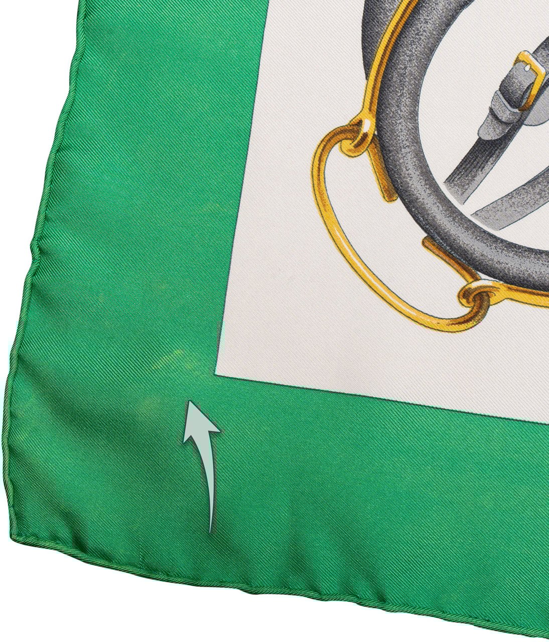 Hermès Hermès Classic "ATTELAGE EN ANBALÉTE" Silk Carre 90 Scarf Tuch Groen